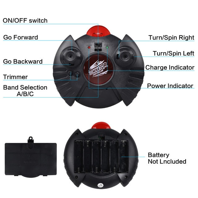 RC car Remote Control Climbing RC Car with LED Lights 360 Degree Rotating Stunt Toys Machine Wall RC CAR  Christmas gift - Virtual Blue Store