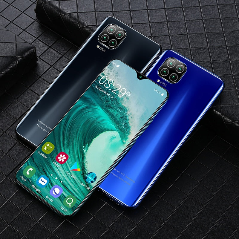 New NOWA6se 8 + 256G Dual Card Dual Standby 6.6-inch Full-screen Ultrabook Mobile Phone 10-core 4G Network - Virtual Blue Store