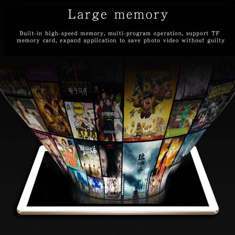 Tablets with 10.1 Inch Andoid Tablets with 8+256GB Large Memory Tablet MTK6797 Dual SIM Card Phone Call Wifi  Phone Tablets Pc - Virtual Blue Store