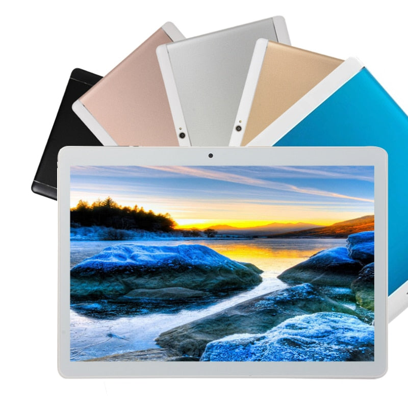 Tablets with 10.1 Inch Andoid Tablets with 8+256GB Large Memory Tablet MTK6797 Dual SIM Card Phone Call Wifi  Phone Tablets Pc - Virtual Blue Store