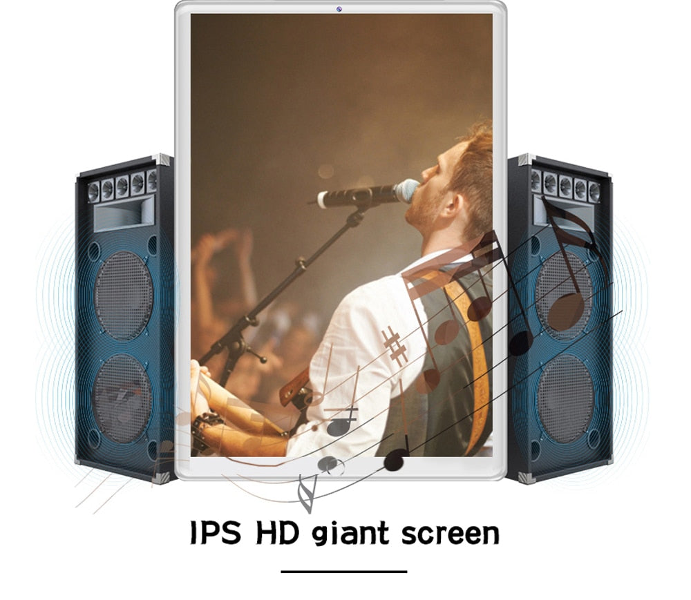 Tablets with 10.1 Inch Andoid Tablets with 8+256GB Large Memory Tablet MTK6797 Dual SIM Card Phone Call Wifi  Phone Tablets Pc - Virtual Blue Store