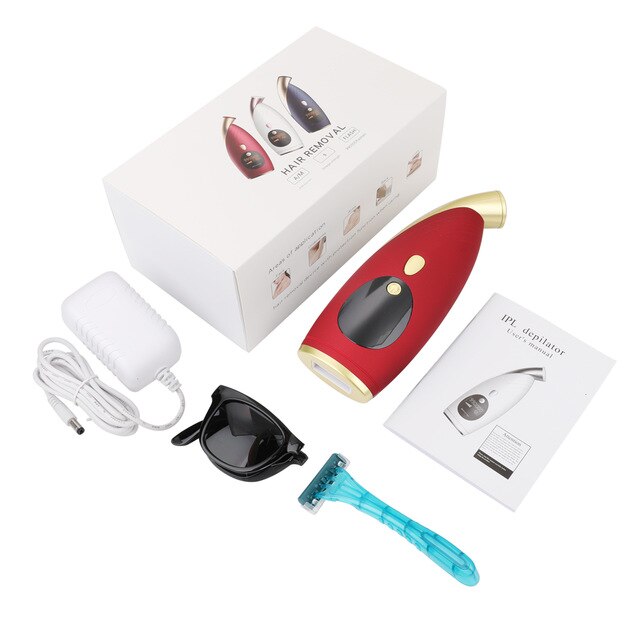 999999 Flashes Laser Epilator IPL Hair Removal Photoepilator Remover IPL Laser Hair Removal Device For Lady Face Eyebrow Trimmer - Virtual Blue Store
