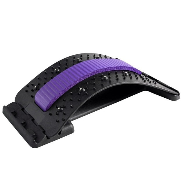 Back Magnetic muscle massage posture corrector stretch relax stretcher lumbar support spinal pain relief spine therapy - Virtual Blue Store