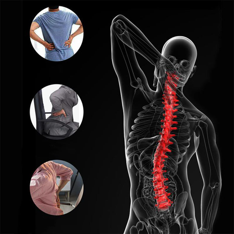 Back Magnetic muscle massage posture corrector stretch relax stretcher lumbar support spinal pain relief spine therapy - Virtual Blue Store