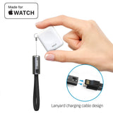 OISLE Mini Portable USB Wireless Charger(no battery) for Fast Magnetic charging  dock Series 4 5 4 3 2 1 Adapter iwatch Charger - Virtual Blue Store