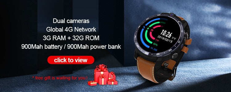 Torntisc LEM4 PRO 2.2 inch 3G GPS Smart Watch Android SIM Card 1.3MP Camera Heart Rate 1200mah Smartwatch - Virtual Blue Store