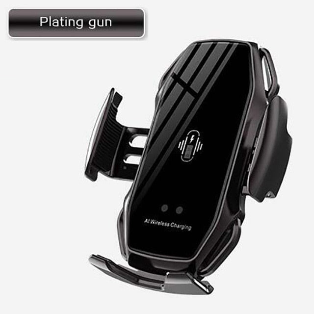 A5 10W Wireless Car Charger Automatic Clamping Fast Charging Phone Holder Mount Car for iPhone 11 Huawei Samsung Smart Phones - Virtual Blue Store