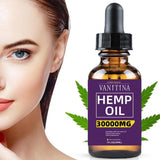 30ML Organic Hemp Oil 3000mg CBD Hemp Seeds Oil Extract Drops for Skin Pain Relief Reduce Anxiety Better Sleep Anti Stress - Virtual Blue Store