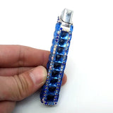 Slim Diamond Women'S Lipstick Lighter Rechargeable Butane Gas Lighter Gift - Virtual Blue Store