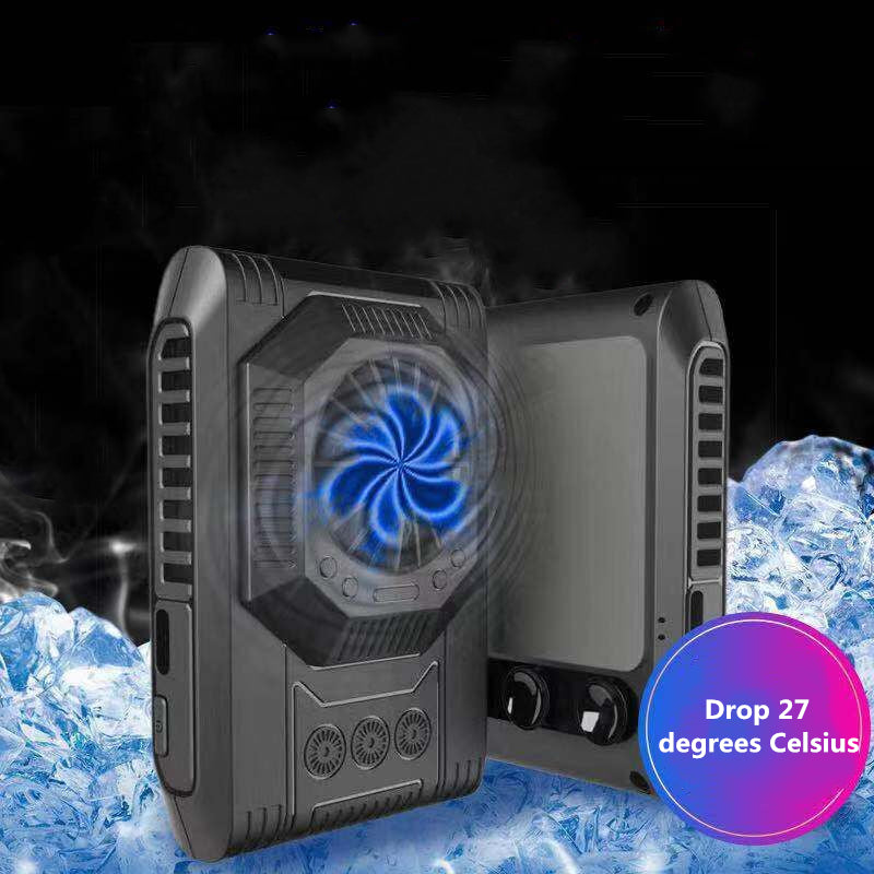 Portable Plastic Mobile Phone Cooler Gaming Semiconductor Cooling Radiator for PUBG Cooler Fan for Smartphone iPad iPhone Tablet