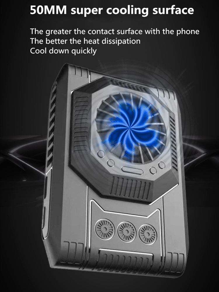 Portable Plastic Mobile Phone Cooler Gaming Semiconductor Cooling Radiator for PUBG Cooler Fan for Smartphone iPad iPhone Tablet