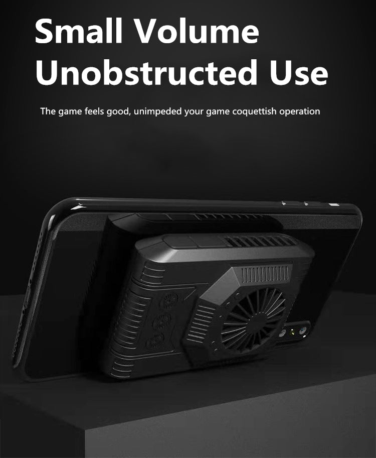 Portable Plastic Mobile Phone Cooler Gaming Semiconductor Cooling Radiator for PUBG Cooler Fan for Smartphone iPad iPhone Tablet