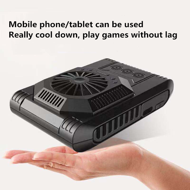 Portable Plastic Mobile Phone Cooler Gaming Semiconductor Cooling Radiator for PUBG Cooler Fan for Smartphone iPad iPhone Tablet