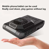Portable Plastic Mobile Phone Cooler Gaming Semiconductor Cooling Radiator for PUBG Cooler Fan for Smartphone iPad iPhone Tablet