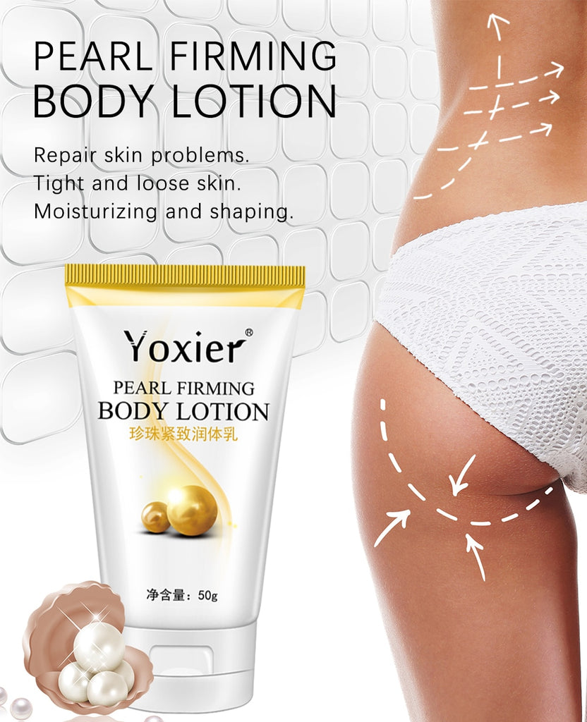 Yoxier Pearl Firming Body Lotion Slimming Cellulite Massage Remove Stretch Marks Cream Treatment Body Skin Care Health Lift Tool - Virtual Blue Store