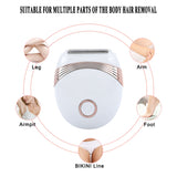 Electric Razor Lady Shaver Waterproof Painless LCDShaving Trimmer Hair Removal Machine for whole body - Virtual Blue Store