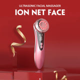 5 in 1 Face Massager LED Skin Tightening Mesotherapy Facial Skin Care Face Skin Rejuvenation Remover Wrinkle - Virtual Blue Store