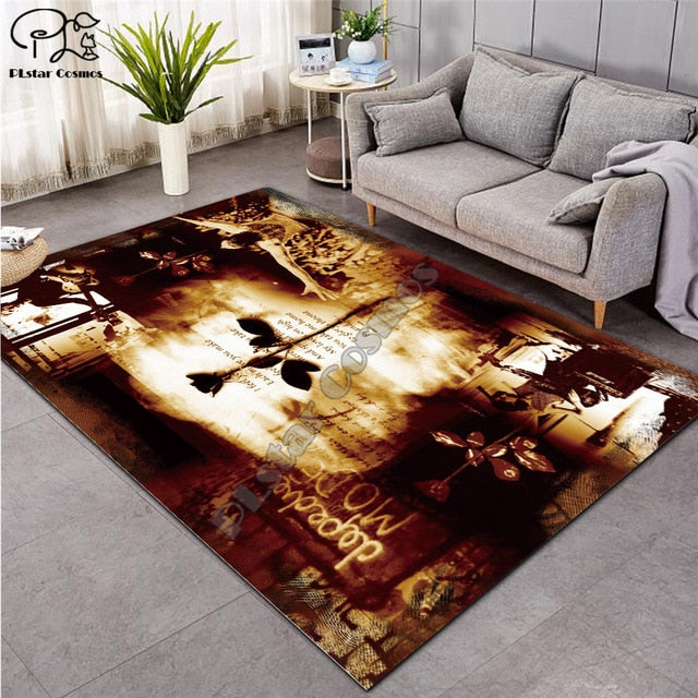 Jordan 23 basketball carpet 3D Printed Carpet Hallway Doormat Anti-Slip Bathroom Carpets Kids Room Absorb Water Kitchen - Virtual Blue Store