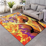 Jordan 23 basketball carpet 3D Printed Carpet Hallway Doormat Anti-Slip Bathroom Carpets Kids Room Absorb Water Kitchen - Virtual Blue Store