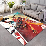 Jordan 23 basketball carpet 3D Printed Carpet Hallway Doormat Anti-Slip Bathroom Carpets Kids Room Absorb Water Kitchen - Virtual Blue Store