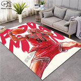 Jordan 23 basketball carpet 3D Printed Carpet Hallway Doormat Anti-Slip Bathroom Carpets Kids Room Absorb Water Kitchen - Virtual Blue Store