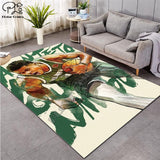 Jordan 23 basketball carpet 3D Printed Carpet Hallway Doormat Anti-Slip Bathroom Carpets Kids Room Absorb Water Kitchen - Virtual Blue Store