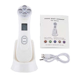 5 in 1 Face Massager LED Skin Tightening Mesotherapy Facial Skin Care Face Skin Rejuvenation Remover Wrinkle - Virtual Blue Store