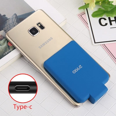 OISLE mini Power Bank Ultra-thin Portable External Backup For iPhone 11 12 X Samsung S8 Xiaomi 8 Huawei P20 Battery Charger Case - Virtual Blue Store