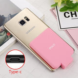 OISLE mini Power Bank Ultra-thin Portable External Backup For iPhone 11 12 X Samsung S8 Xiaomi 8 Huawei P20 Battery Charger Case - Virtual Blue Store