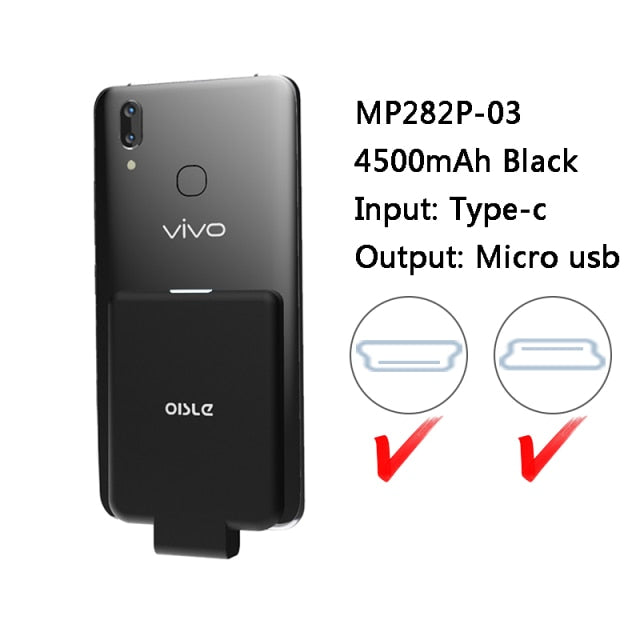 OISLE mini Power Bank Ultra-thin Portable External Backup For iPhone 11 12 X Samsung S8 Xiaomi 8 Huawei P20 Battery Charger Case - Virtual Blue Store