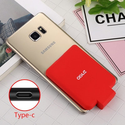 OISLE mini Power Bank Ultra-thin Portable External Backup For iPhone 11 12 X Samsung S8 Xiaomi 8 Huawei P20 Battery Charger Case - Virtual Blue Store