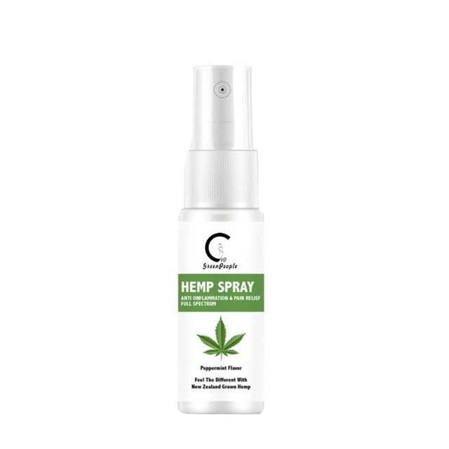 GPGP GreenPeople 50ml Hemp CBD Pain Relief Spray Rheumatism Arthritis Muscle Sprain Knee Waist Pain Back Shoulder Herbs Spray - Virtual Blue Store