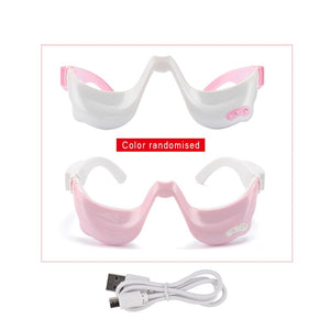3D EMS Micro-Current Pulse Eye Relax Massager Heating Therapy Acupressure Fatigue Relief Wrinkle Reduction Blood Circulation - Virtual Blue Store