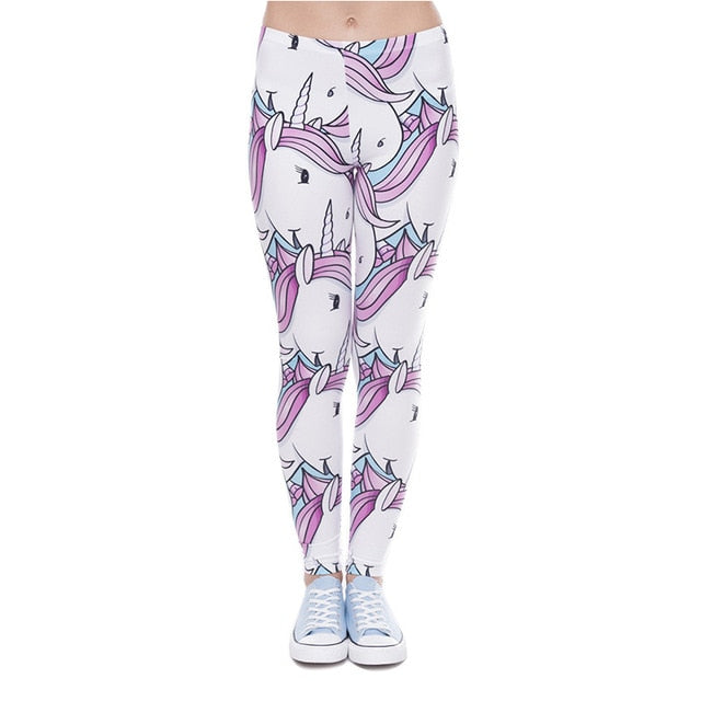 Women Fashion Legging Aztec Round Ombre Printing leggins Slim High Waist Leggings Woman Pants /40 - Virtual Blue Store