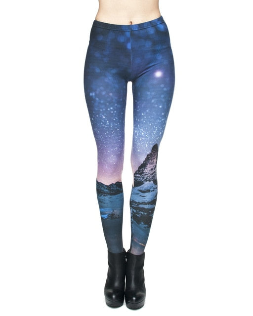 Women Fashion Legging Aztec Round Ombre Printing leggins Slim High Waist Leggings Woman Pants /40 - Virtual Blue Store