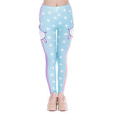 Women Fashion Legging Aztec Round Ombre Printing leggins Slim High Waist Leggings Woman Pants /40 - Virtual Blue Store