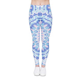 Women Fashion Legging Aztec Round Ombre Printing leggins Slim High Waist Leggings Woman Pants /40 - Virtual Blue Store
