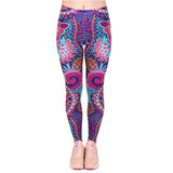 Women Fashion Legging Aztec Round Ombre Printing leggins Slim High Waist Leggings Woman Pants /40 - Virtual Blue Store