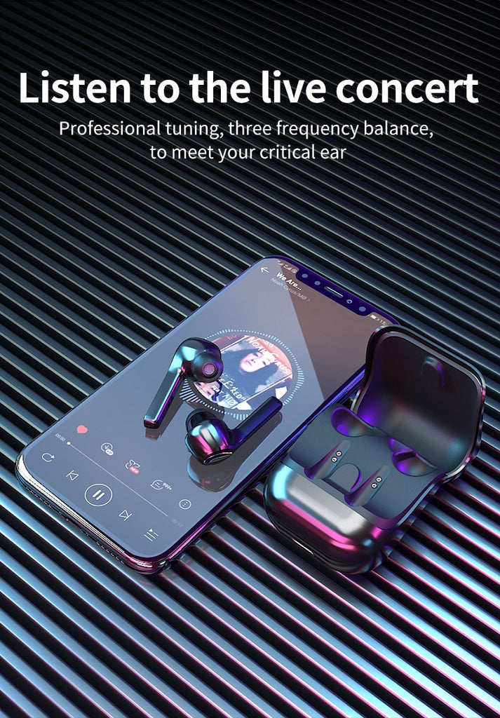 2020 NEW Arrival G9 Bluetooth 5.0  Headphone Wireless Earphone Earbuds Tws Noise Cancelling Gaming Headset For iPhone Xiaomi - Virtual Blue Store