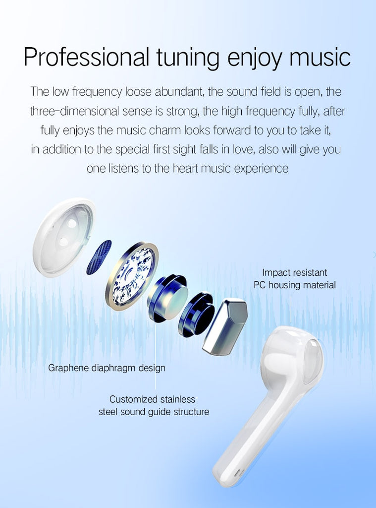 2020 NEW Arrival G9 Bluetooth 5.0  Headphone Wireless Earphone Earbuds Tws Noise Cancelling Gaming Headset For iPhone Xiaomi - Virtual Blue Store