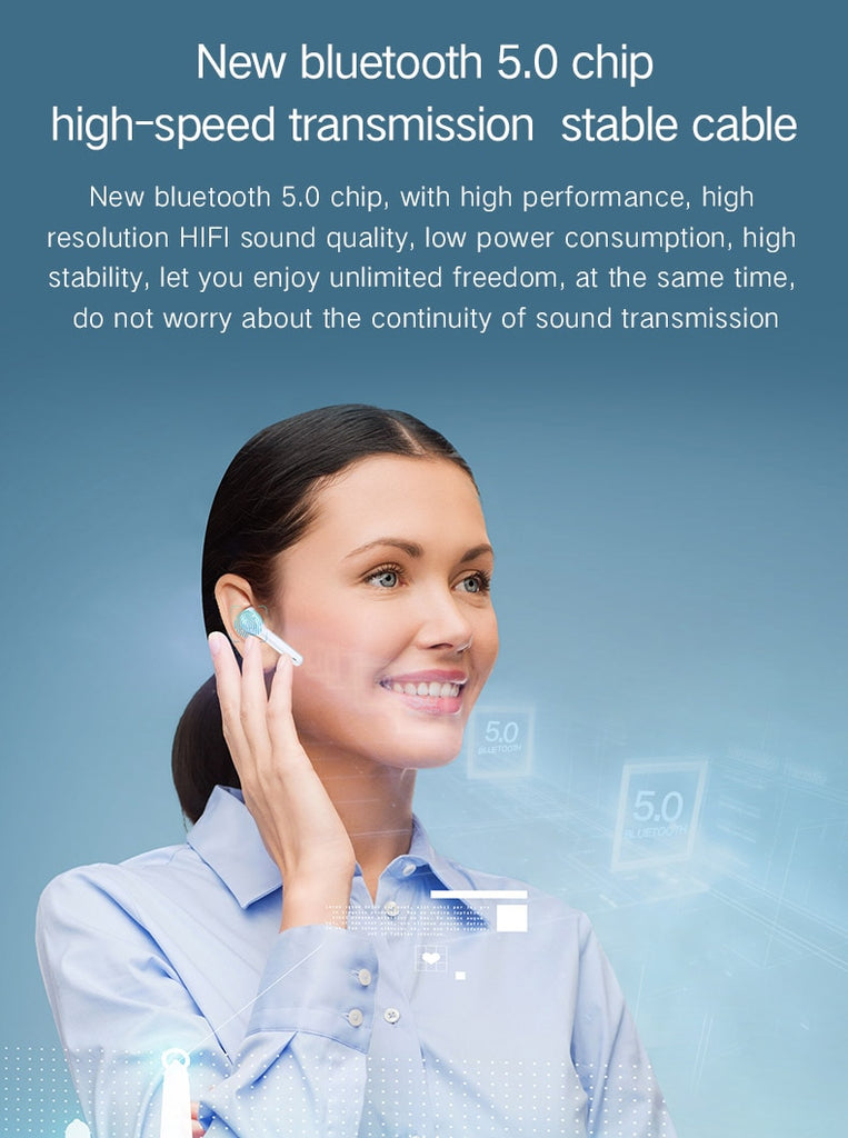 2020 NEW Arrival G9 Bluetooth 5.0  Headphone Wireless Earphone Earbuds Tws Noise Cancelling Gaming Headset For iPhone Xiaomi - Virtual Blue Store