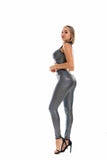 YSDNCHI Plus Size Biker Leggings 2020 Sexy Jogger Dancing Gym Leggings Slim Active Sports Oversized Streetwear High Waist Pants - Virtual Blue Store