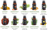 Lagunamoon 30ML Essential Oils 1OZ Rose Tea Tree Massage Humidifier Peppermint Frankincense Lavender Jasmine Oil Essential - Virtual Blue Store