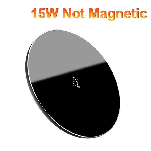 Baseus Qi Magnetic Wireless Charger For iPhone 12 Pro Max PD 15W Fast Charging For iPhone 12 mini 11 XS XR Magnetic Safe Charger - Virtual Blue Store