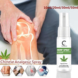 GreenPeople Hemp oil CBD Pain Relief Medicament  Rheumatism Arthritis Muscle Sprain Knee Waist Pain Back Shoulder Herbs Spray - Virtual Blue Store