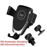 Automatic Clamping 15W Fast Car Wireless Charger for Samsung S20 S10 iPhone 12 11 Pro XS XR 8 Infrared Sensor Phone Holder Mount - Virtual Blue Store