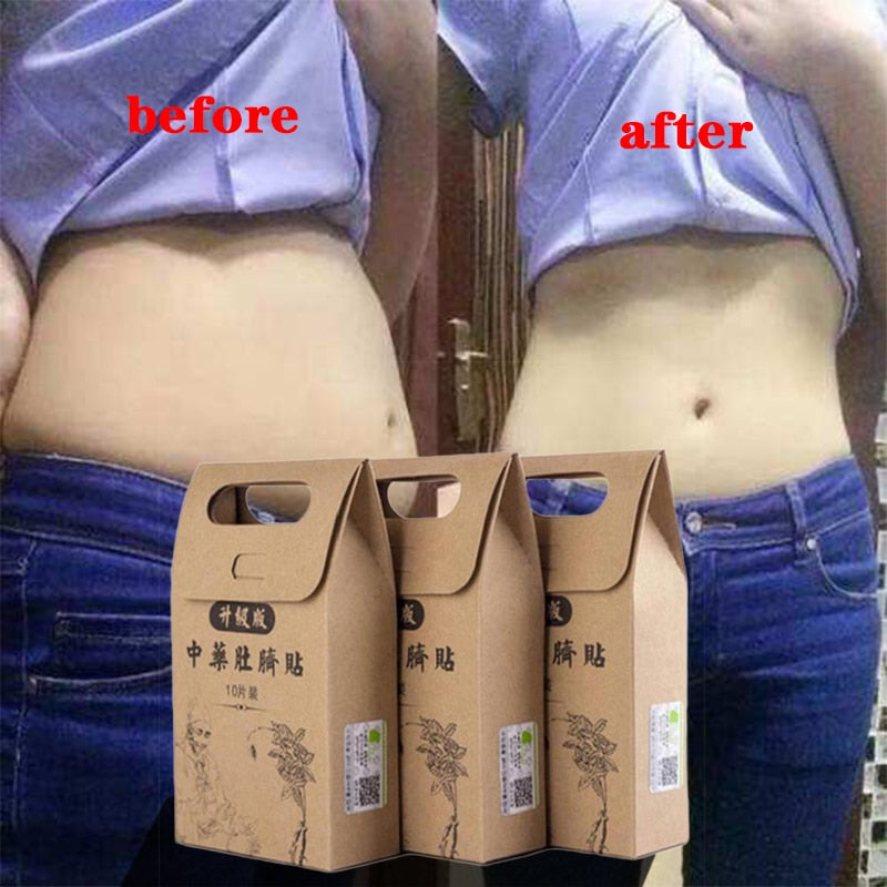 30pcs Chinese Medicine Slimming Diets Patch Weight Loss Strongest Slim Patch Pads Detox Adhesive Sheet Face Lift Tool - Virtual Blue Store