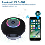 Cool Shower Speaker Wireless Portable Bluetooth Speaker Waterproof Bluetooth Shower Speaker Hands-Free Car Portable Speaker - Virtual Blue Store