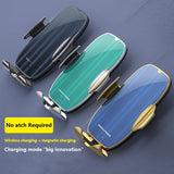 Automatic 15W Fast Car Wireless Charger for Samsung S20 S10 iPhone 12 11 XS XR 8 Magnetic USB Infrared Sensor Phone Holder Mount - Virtual Blue Store
