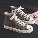 New Canvas Shoes Women Teenagers Skateboard Shoes Spring Summer Candy Color Street Sneaker All Match Outdoor Footware 35-40 - Virtual Blue Store